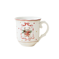 Striped Bear 12OZ mug in wavy shape with decal
