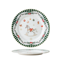 Nutcracker Friends 8'' dessert plate in rim shape with decal