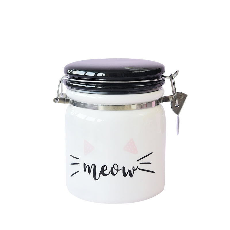 Meow Cat Airtight Canister 600ml