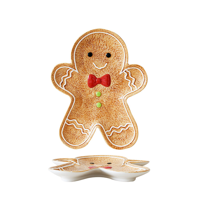 Gingerbread Man Plate (L) 30.5cm