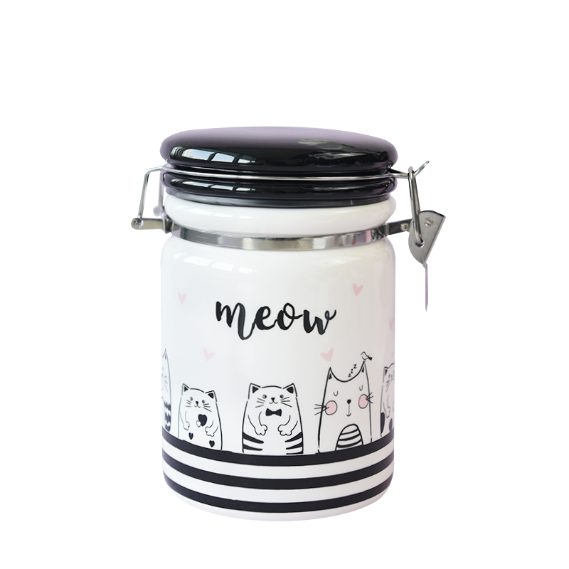 Meow Cat Airtight Canister 800ml