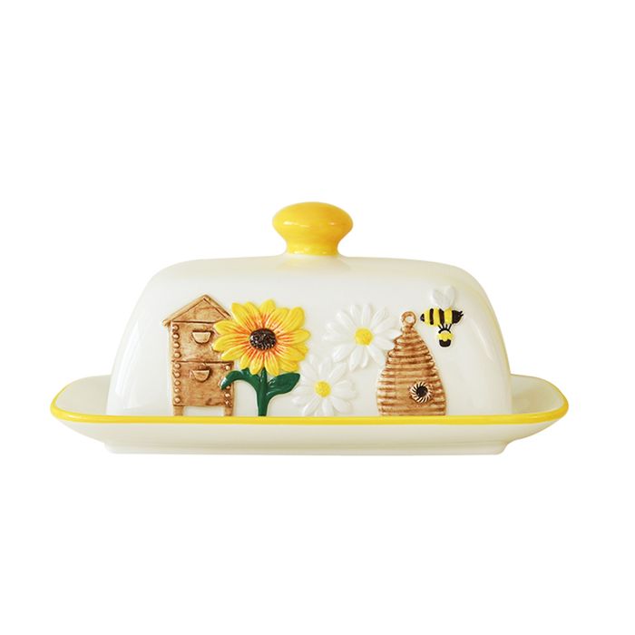 Bee Sprites Butter Dish