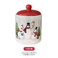 Country Snowman Large Airtight Jar