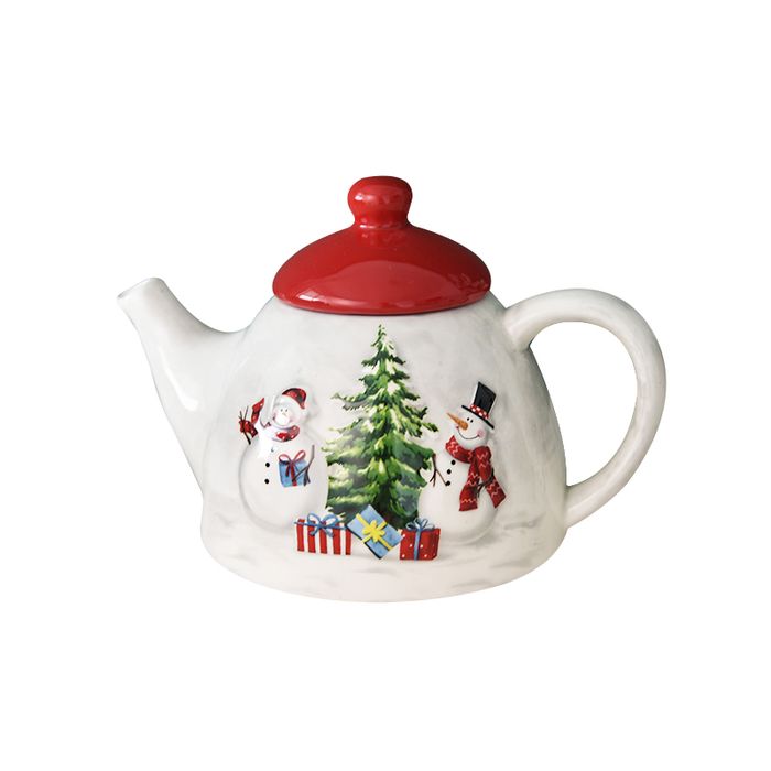 Country Snowman Teapot