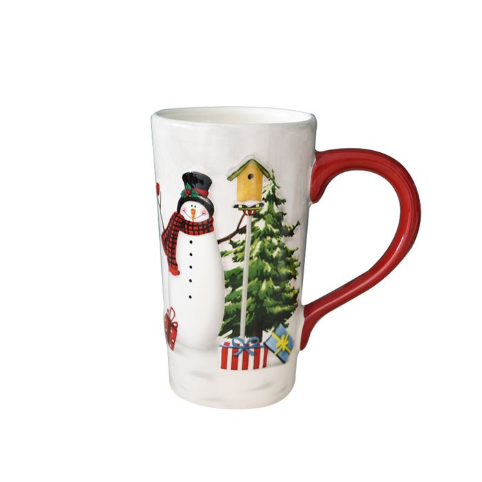 Country Snowman Tall Cup
