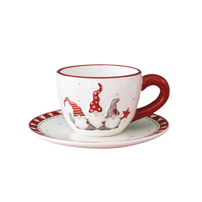 Nordic Santa Cup & Saucer