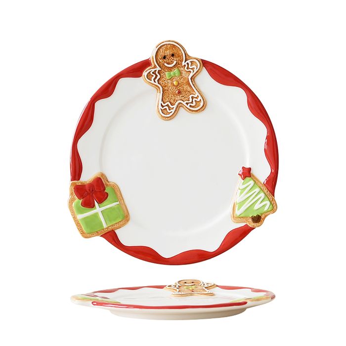 Gingerbread Tale Round Plate (S)