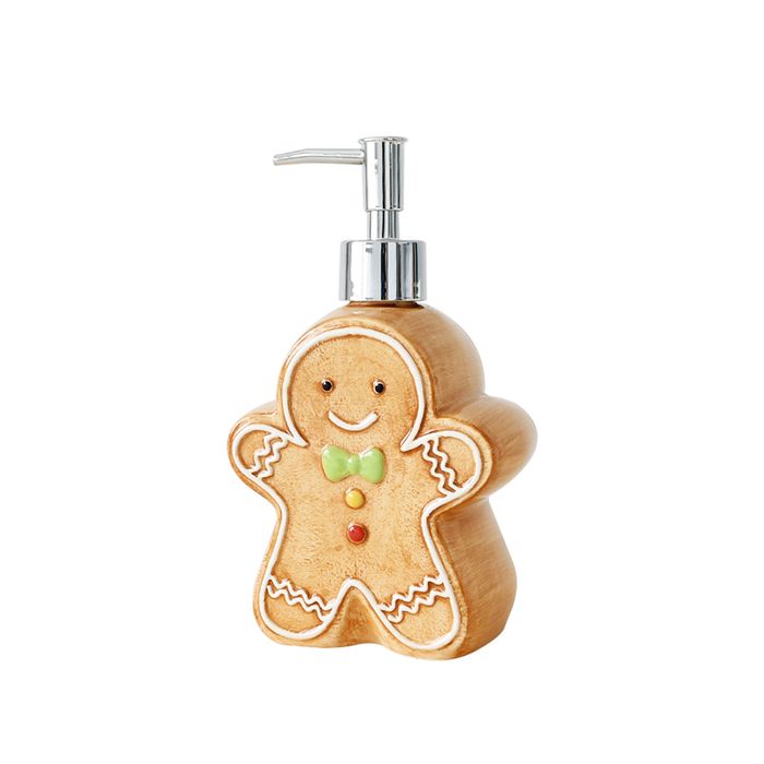 Gingerbread Tale Green Gingerbread Pump Bottle