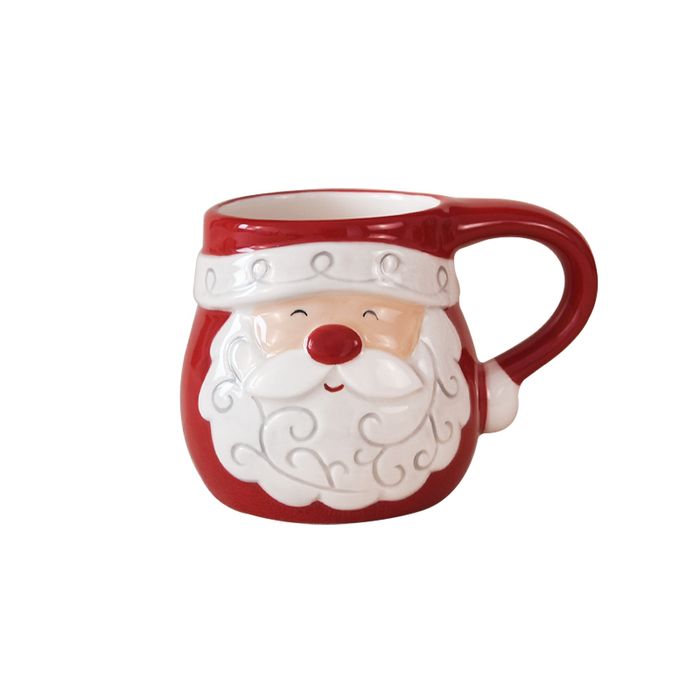 Stitched Christmas Santa Mug