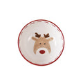 Stitched Christmas Reindeer Bowl