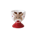 Stitched Christmas Reindeer Egg Cup