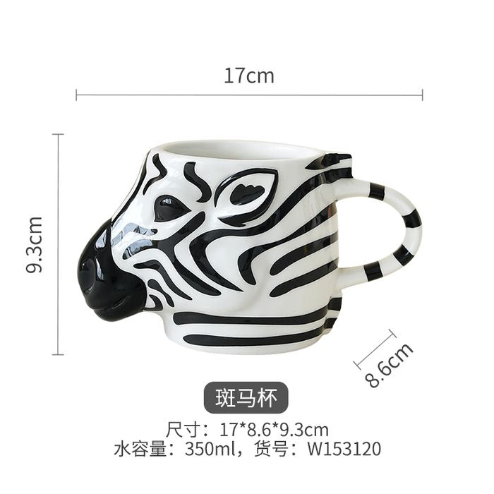 Animal Mugs Zebra Mug